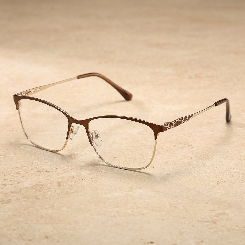 Kansept Women's Full Rim Cat Eye Alloy Eyeglasses Tf2198C5 TF2198C2