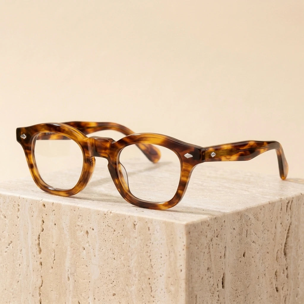 Cubojue Unisex Full Rim Square Acetate Presbyopic Reading Glasses 5024145v - Tortoise