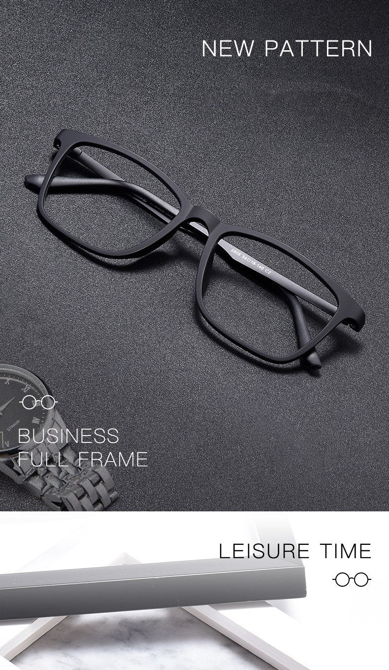 Yimaruili Mens Eyeglasses Square Full Rim Titanium Y8808 — view 1 | Yimaruili Eyeglasses at FuzWeb