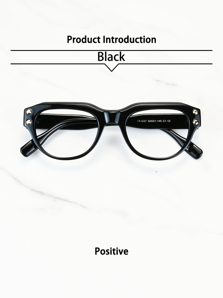 Kocolior Unisex Full Rim Oval Tr 90 Photochromic Reading Glasses 671027.