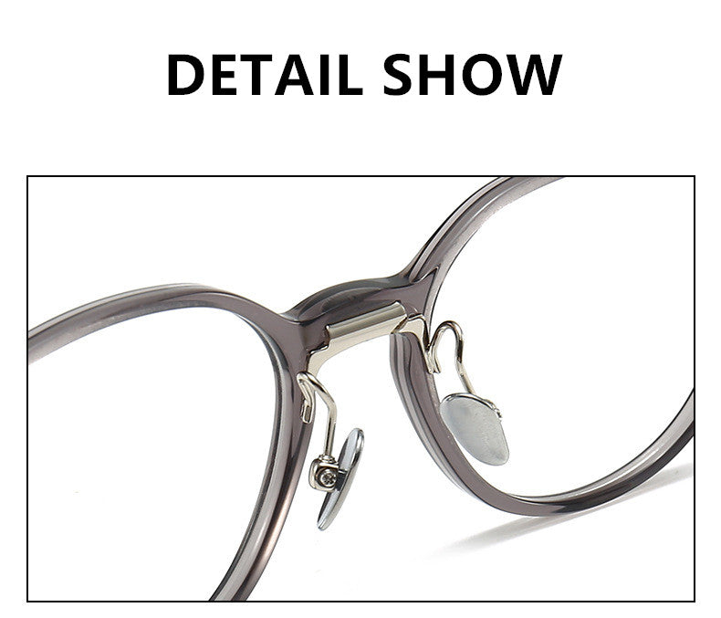 Aimee Womens Full Rim Round Titanium Acetate Eyeglasses 519117 — view 2 | Aimee at FuzWeb