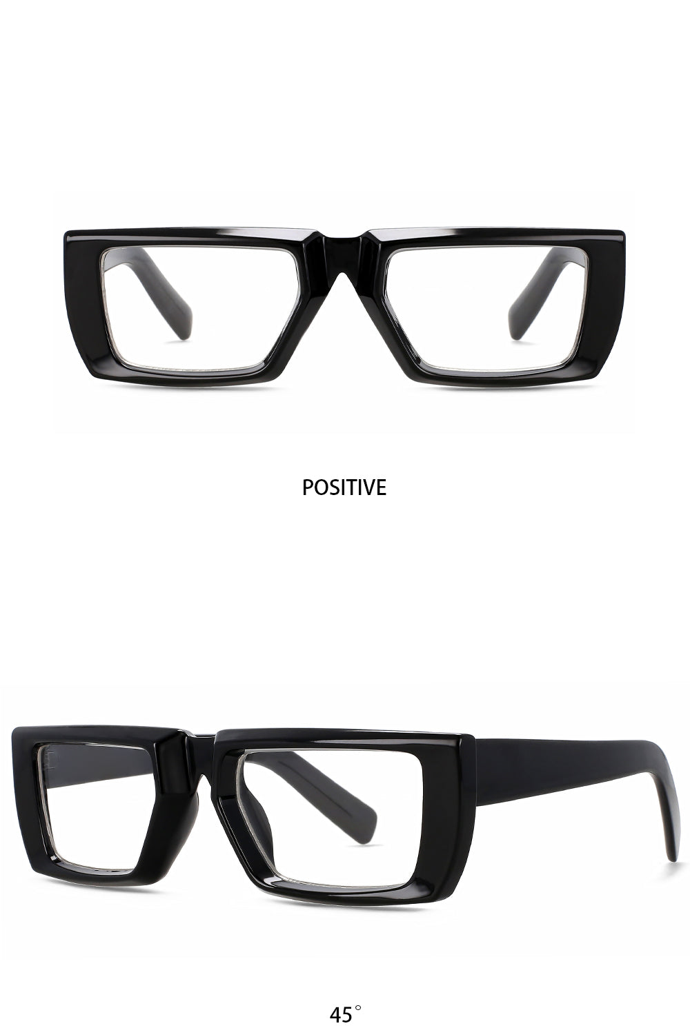 CCspace Womens Full Rim Square Tr 90 Eyeglasses 56435 — view 11 | CCspace at FuzWeb