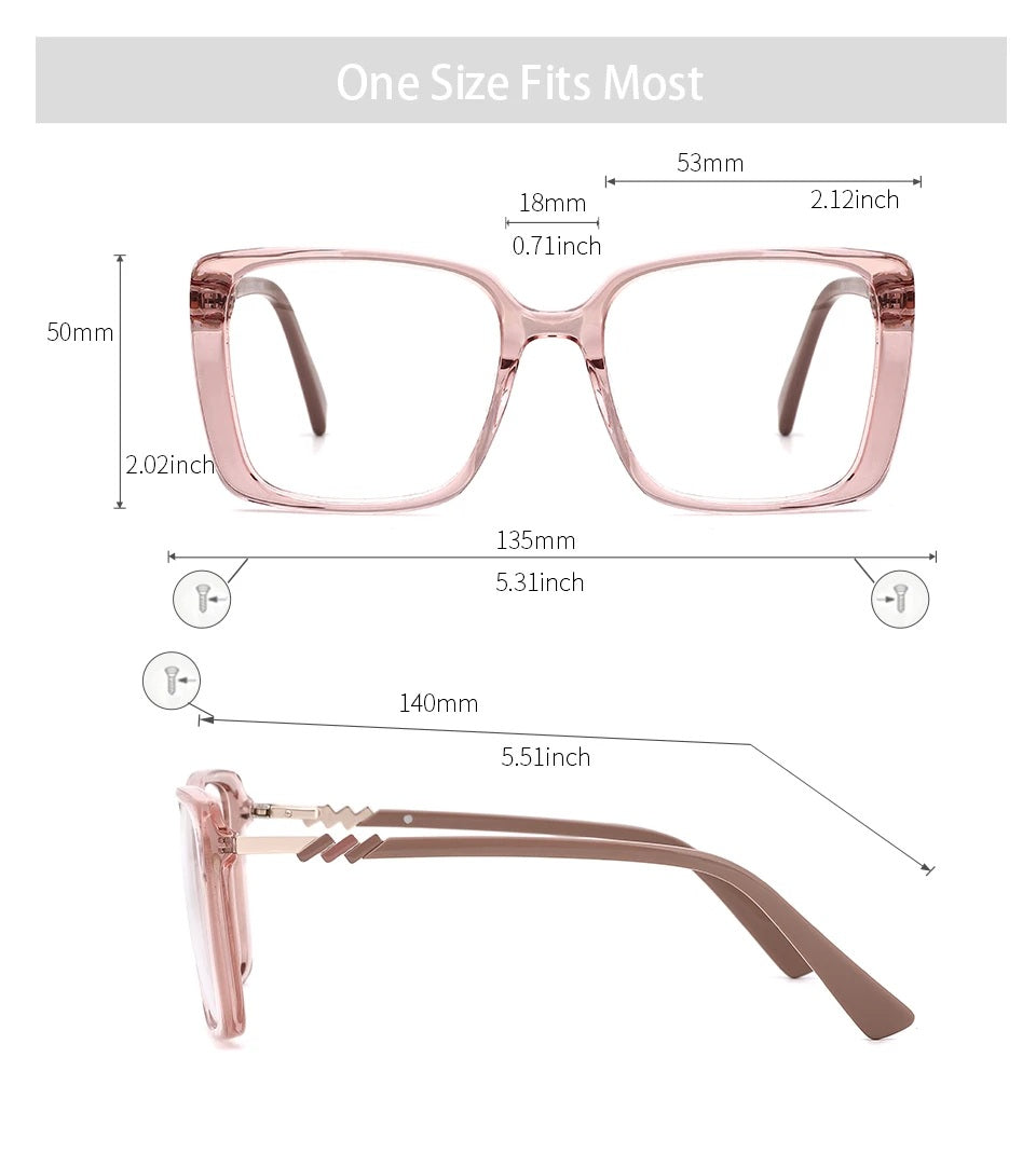 Kansept MG6114 Eyeglasses — Frame Dimensions and Sizing Chart