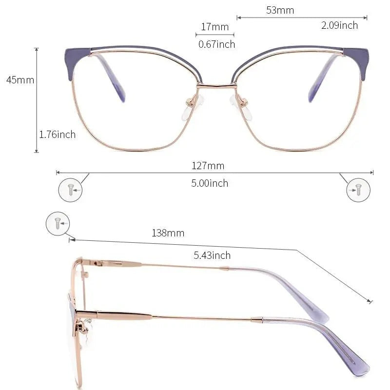 Kansept MG3532 Eyeglasses — Frame Dimensions and Sizing Chart