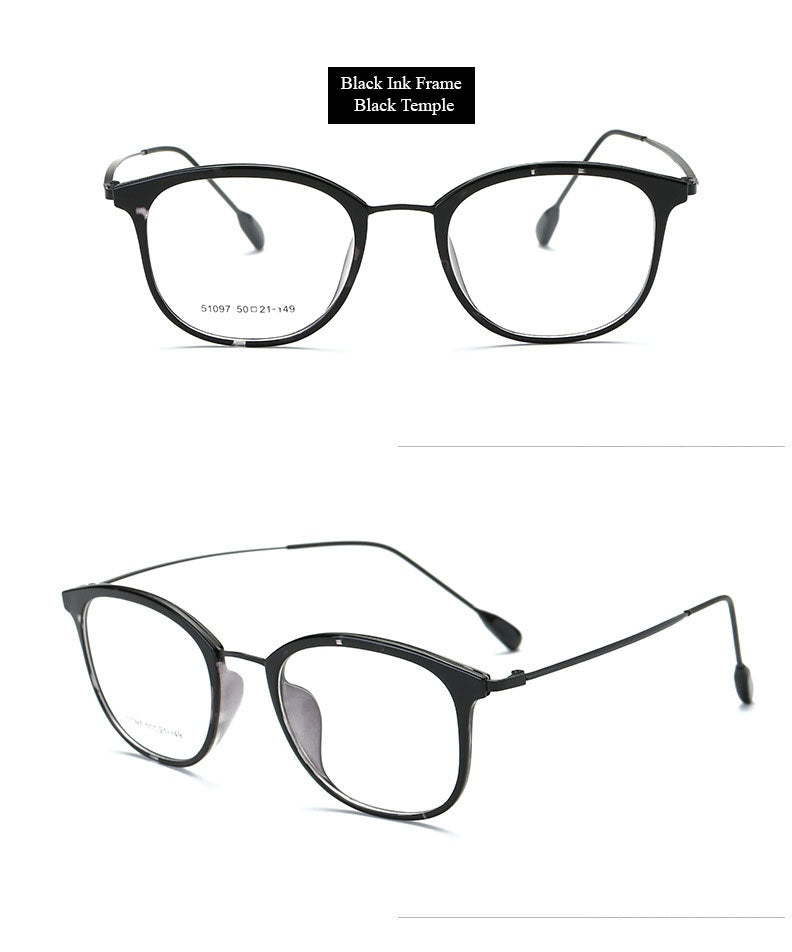 Chashma Unisex Full Rim Square Tr 90 Titanium Eyeglasses 851097.