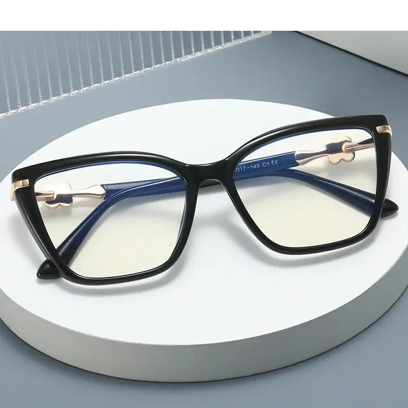 Kansept Unisex Full Rim Cat Eye Tr 90 Metal Frames 830040 FuzWeb