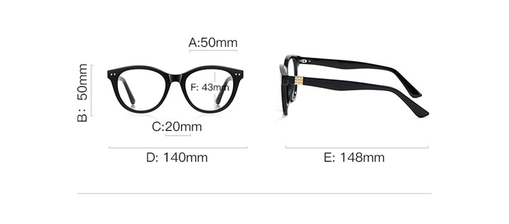 Vicky Unisex Full Rim Round Tr 90 Titanium Reading Glasses 622231.