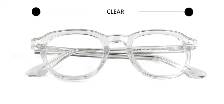 Esnbie Womens Full Rim Oval Square Acetate Eyeglasses 610841 — view 2 | Esnbie at FuzWeb