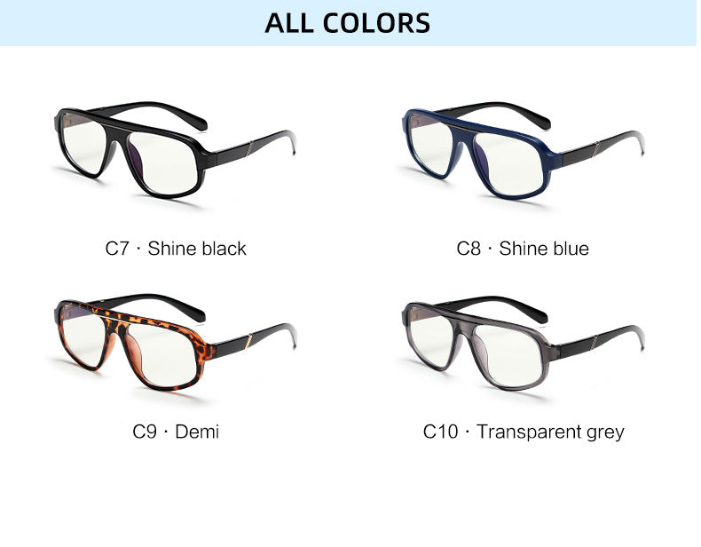 Kocolior Unisex Full Rim Square Tr 90 Photochromic Reading Glasses 627040.