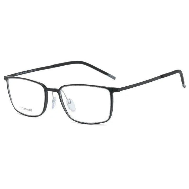 Chashma Ottica Unisex Full Rim Square Tr 90 Titanium Eyeglasses 2886