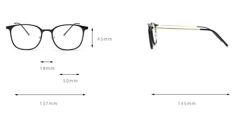 Chashma Womens Full Rim Square Tr 90 Titanium Eyeglasses 92248 — view 1 | Chashma at FuzWeb