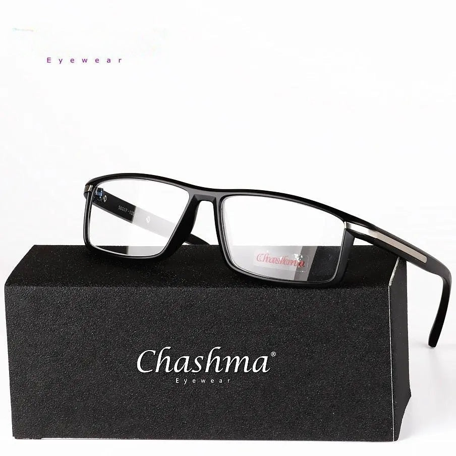 Chashma Unisex Full Rim Square Titanium Tr 90  Reading Glasses 1356 — view 10 | Chashma at FuzWeb
