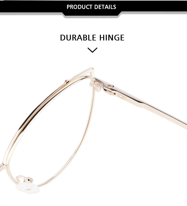 Kansept Womens Full Rim Oval Cat Eye Alloy Reading Glasses 791571 — view 1 | Kansept at FuzWeb