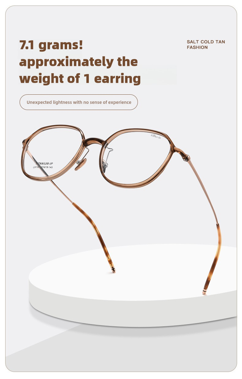 Meeshow Womens Full Rim Round Tr 90 Titanium Reading Glasses 91160 — view 1 | Meeshow at FuzWeb