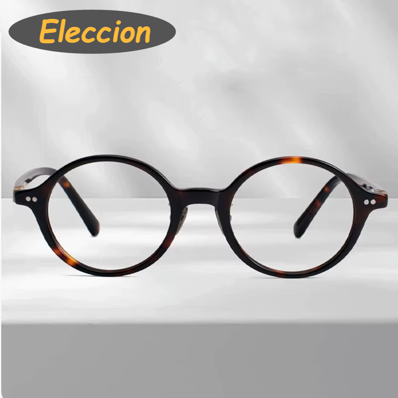 Eleccion Women's Full Rim Round Acetate Eyeglasses 94253 Full Rim Eleccion