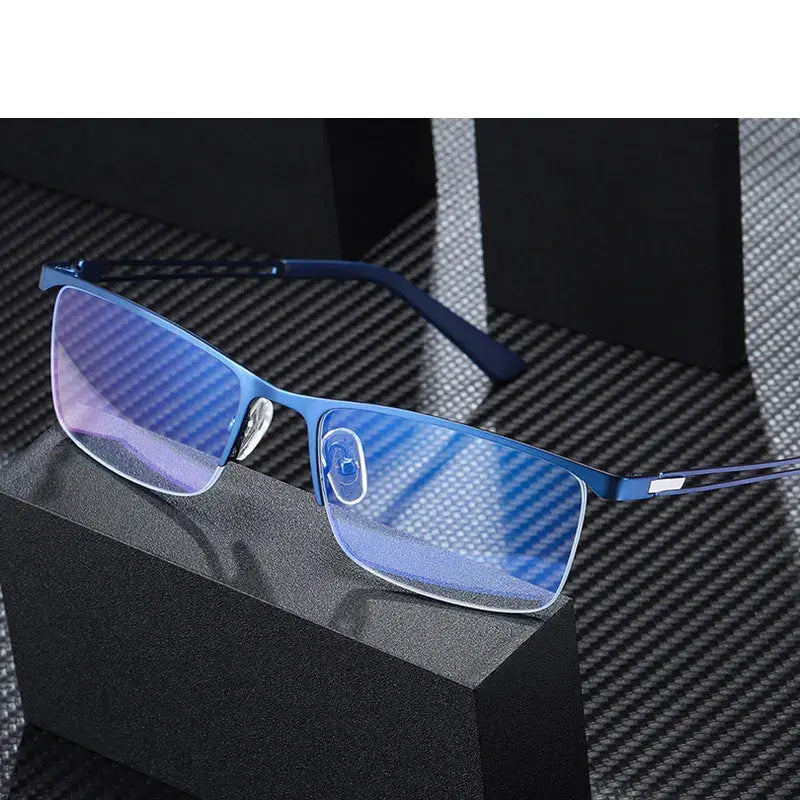Hotochki Unisex Semi Rim Rectangle Alloy Frames 591600 FuzWeb