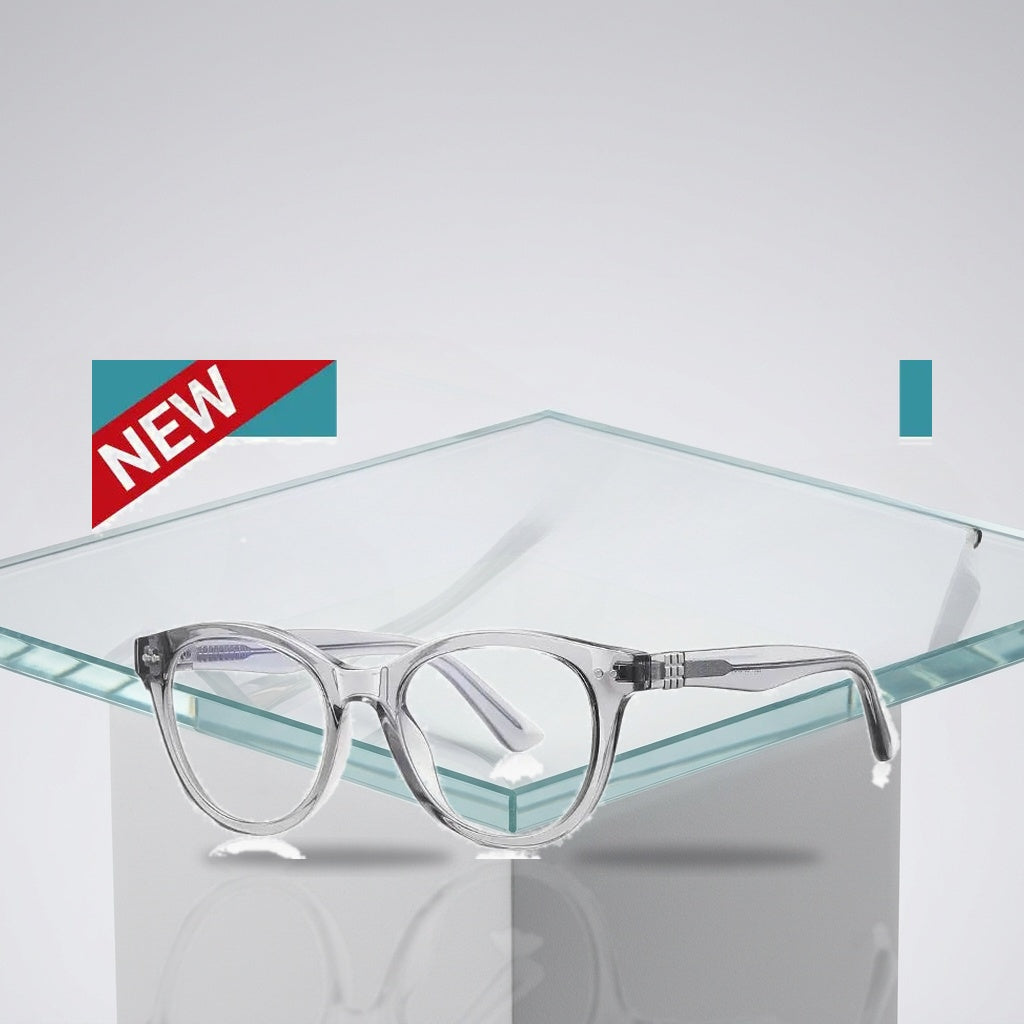 Vicky Unisex Full Rim Round Tr 90 Titanium Reading Glasses 622231 - Luxury Studio View