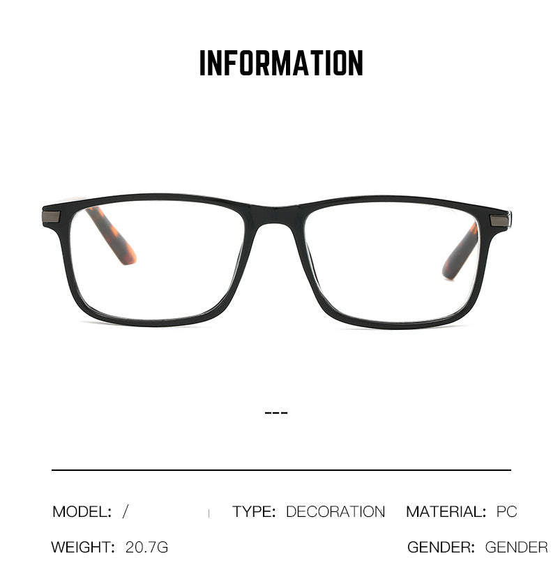 Kocolior Womens Full Rim Square Tr 90 Alloy Photochromic Reading Glasses 722223 — view 1 | Kocolior at FuzWeb