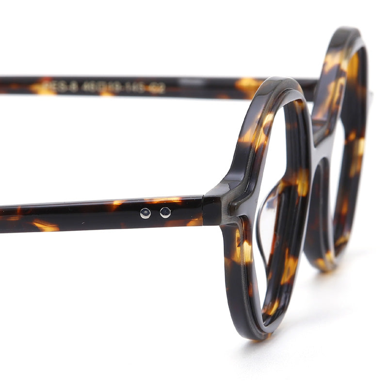 Muzz Mens Full Rim Polygon Acetate Eyeglasses Pes8 — view 1 | Muzz at FuzWeb