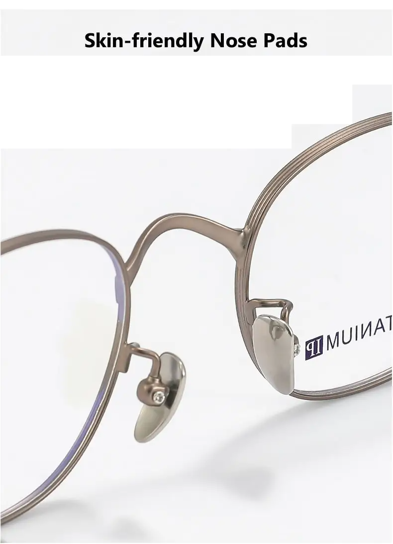 Summer Flower Unisex Full Rim Oval Square Titanium Eyeglasses 88055