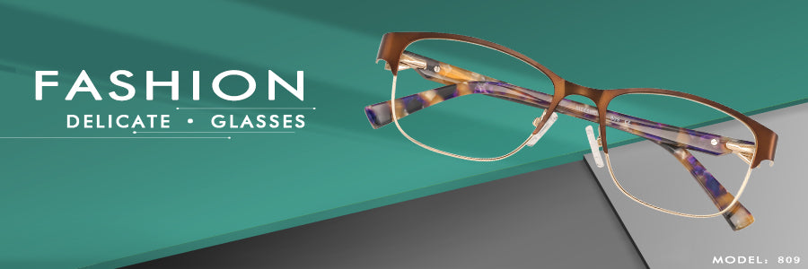Meeshow Womens Eyeglasses Square Titanium Allow 809 — view 2 | Meeshow at FuzWeb