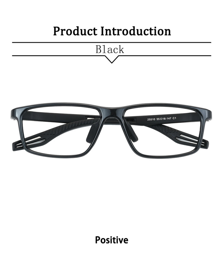 Kocolior Unisex Full Rim Square Tr 90 Photochromic Reading Glasses 725510 — view 2 | Kocolior at FuzWeb