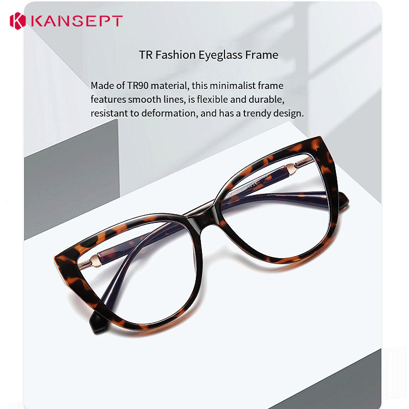 Kansept Unisex Full Rim Cat Eye Tr 90 Frames 152490 — view 2 | Kansept at FuzWeb
