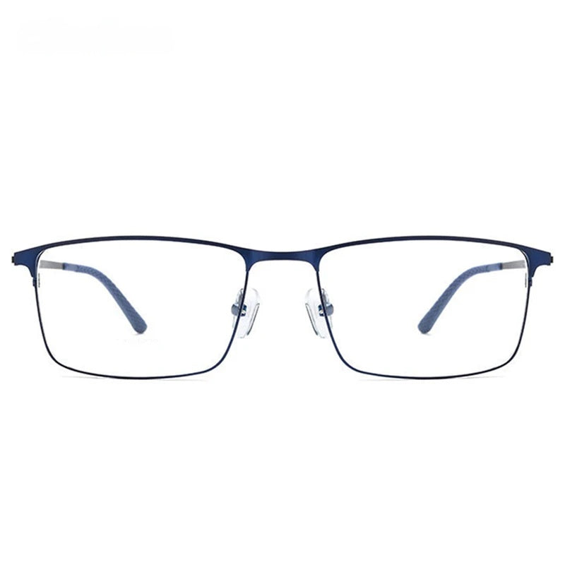 Chashma Ochki Mens Full Rim Square Titanium Alloy Eyeglasses 9847 — view 8 | Chashma Ochki at FuzWeb