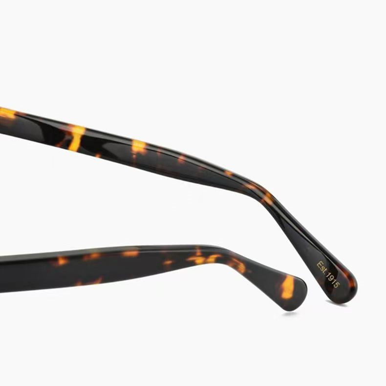 Yimaruili Unisex Full Rim Round Acetate Eyeglasses Three Sizes Y1915.