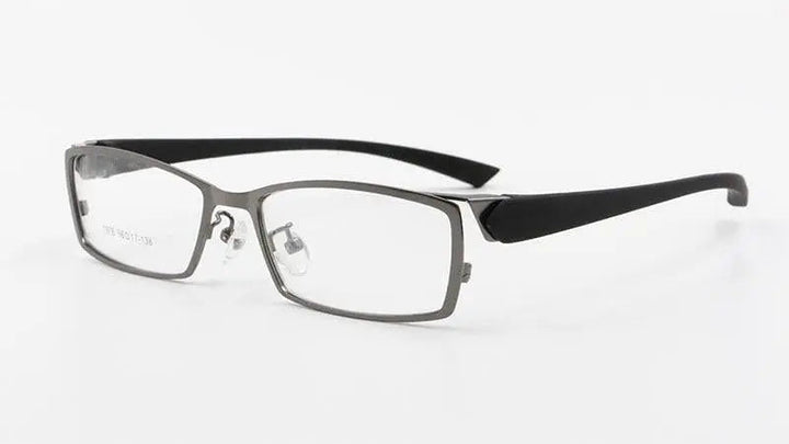 Bclear Men Titanium Alloy Metal Eyeglasses Full Rim Eyewear S1976 — view 18 | Bclear at FuzWeb