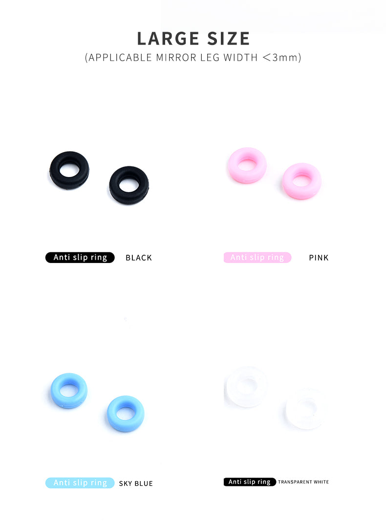 Secg Unisex Anti Slip Silicone Temple Ear Accessories 1036.