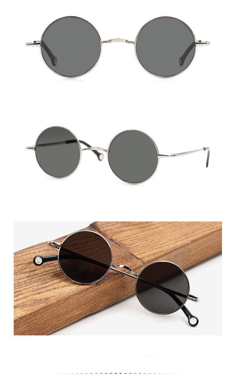 Hdcrafter Unisex Full Rim Round Alloy Polarized Sunglasses Ps7087s — view 8 | Hdcrafter Sunglasses at FuzWeb