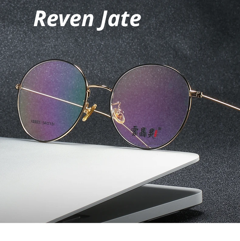 Reven Jate Women's Full Rim Oval Round Alloy Eyeglasses 662023