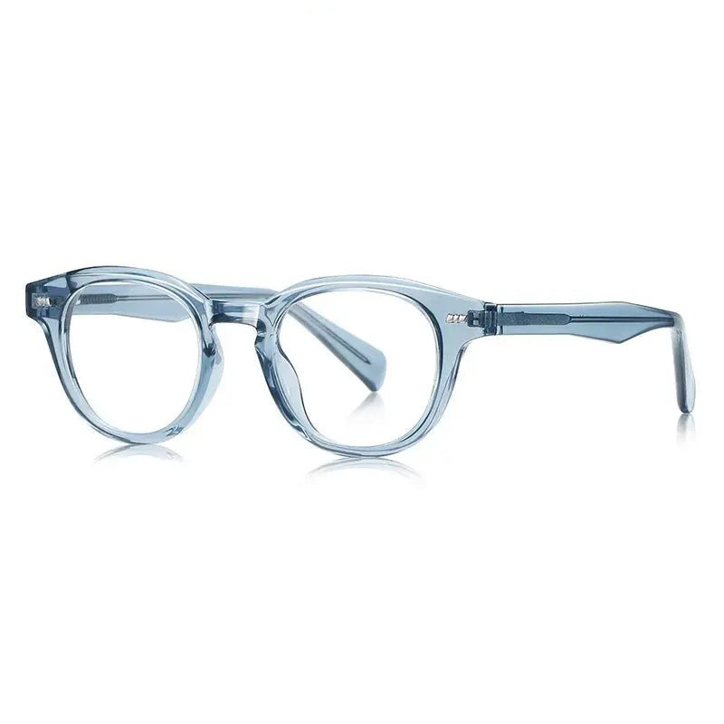 Chashma Ottica Unisex Full Rim Round Tr 90 Titanium Eyeglasses 474016