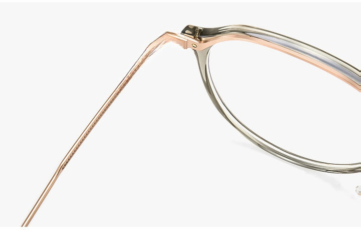 Chashma Unisex Full Rim Flat Top Oval Tr 90 Titanium Eyeglasses 888076.