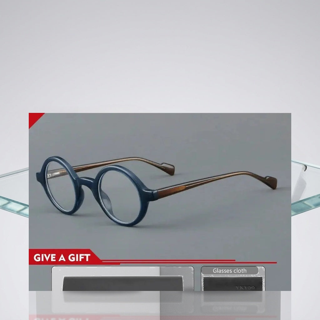 Vicky Women's Full Rim Round Acetate Reading Glasses 30129 - Luxury Studio View
