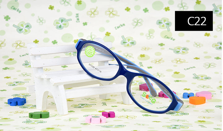 Secg Unisex Youths Full Rim Round Tr 90 Silicone Eyeglasses 3029 — view 5 | Secg at FuzWeb