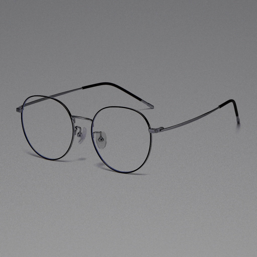 BCLEAR Ultra-Light Titanium Round Eyeglasses Frame Women Fashion Myopia Glasses Anti Blue Light Prescription Spectacles 2026 New - C 32