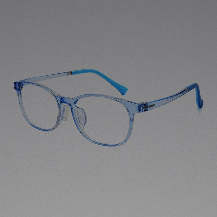 BCLEAR Lightweight Kids Eyeglasses Frame Adjustable Air Nose Pads TR90 Myopia Glasses for Teen Prescription Control Lenses - C 3 blue