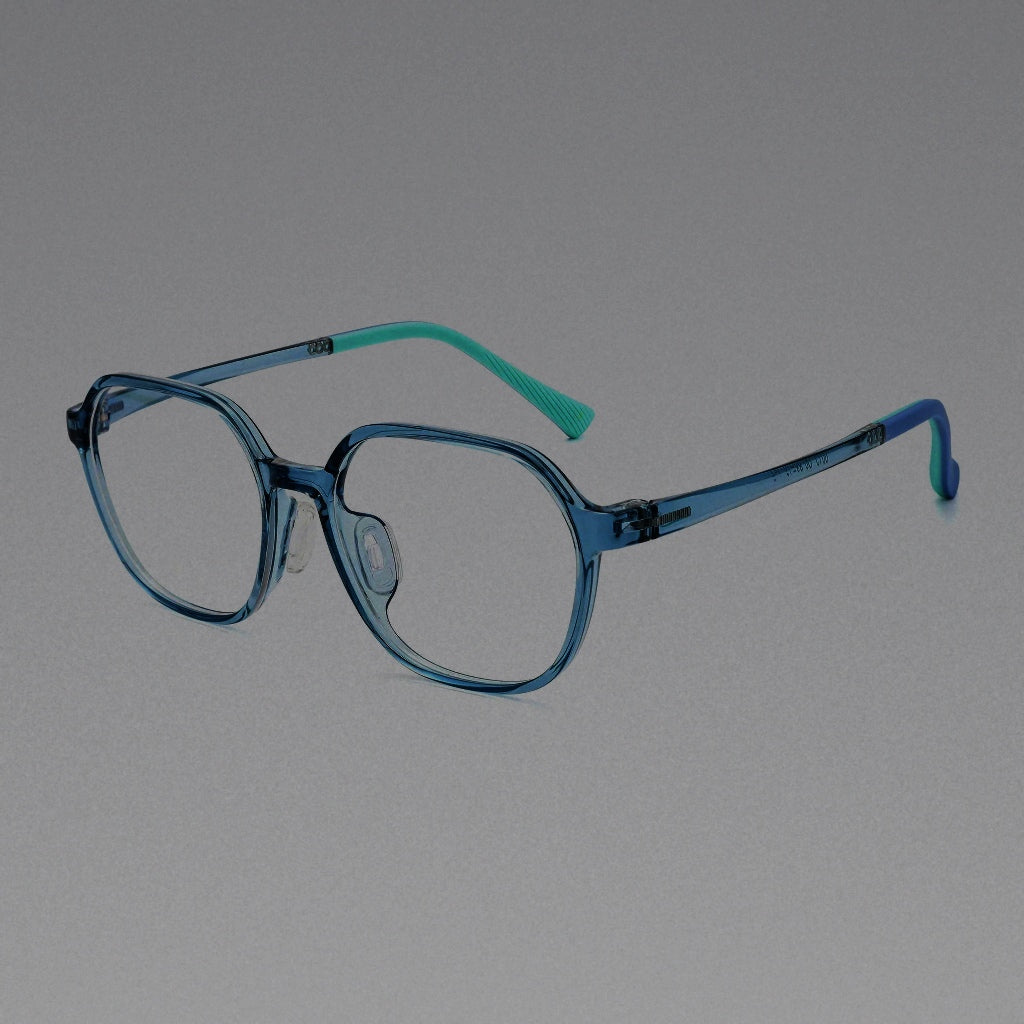 BCLEAR Kids TR90 Eyeglasses Frame Anti-slip Sports Myopia Glasses Flexible Lightweight Children Spectacles for Eye Protection - C 3 blue