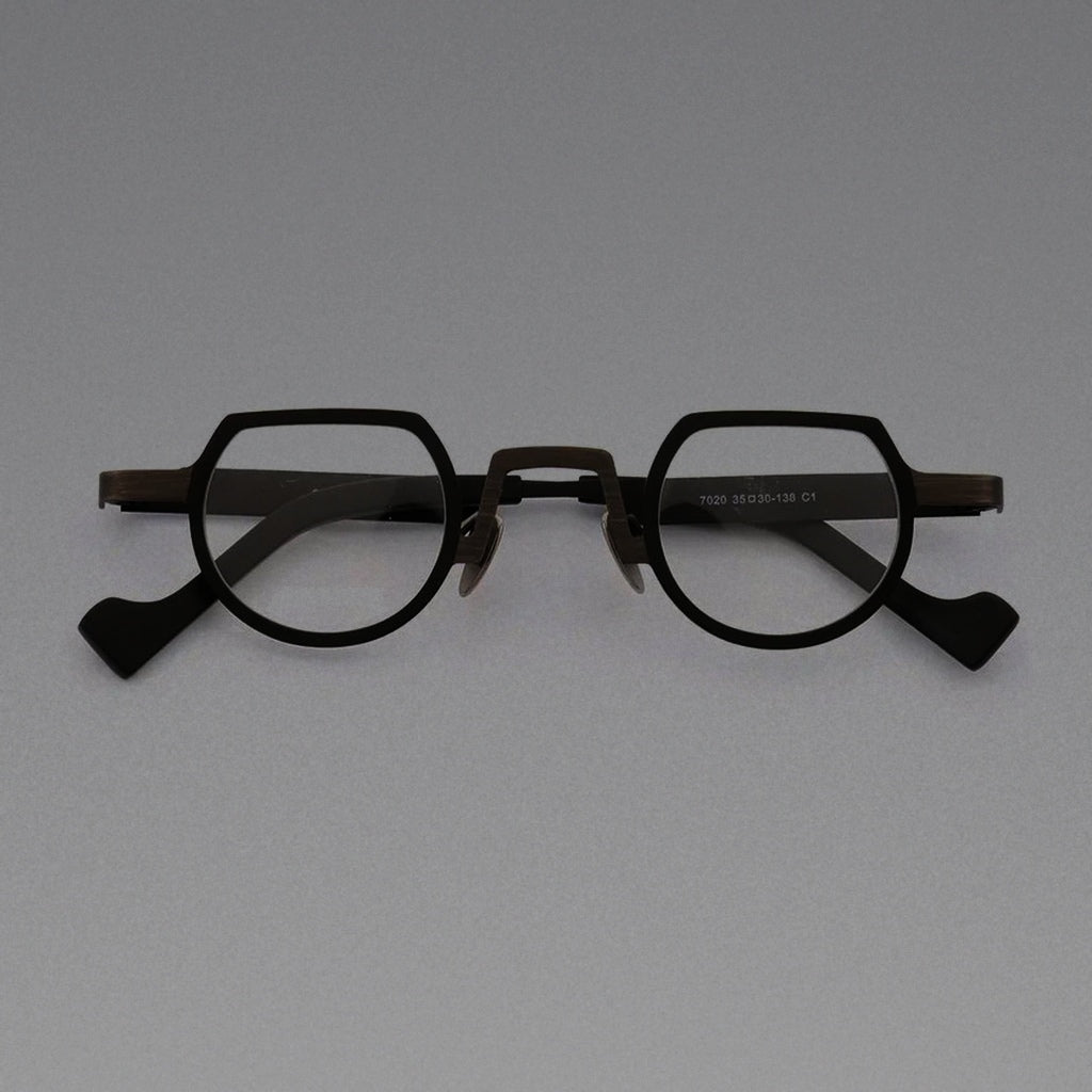 Aror 2024 Small Full Rim Pure Titanium Frames New Men&