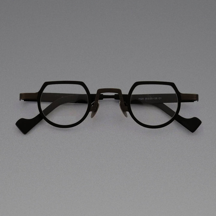 Aror 2024 Small Full Rim Pure Titanium Frames New Men&
