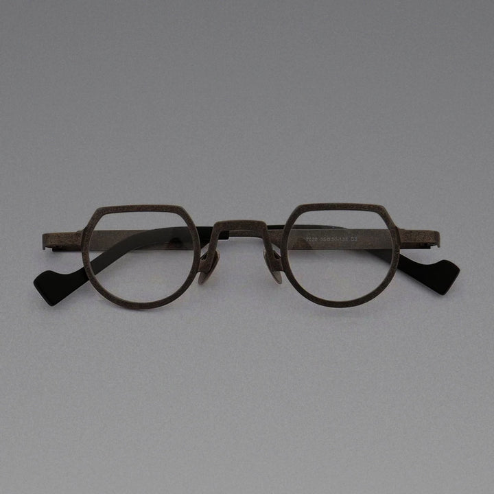 Aror 2024 Small Full Rim Pure Titanium Frames New Men&