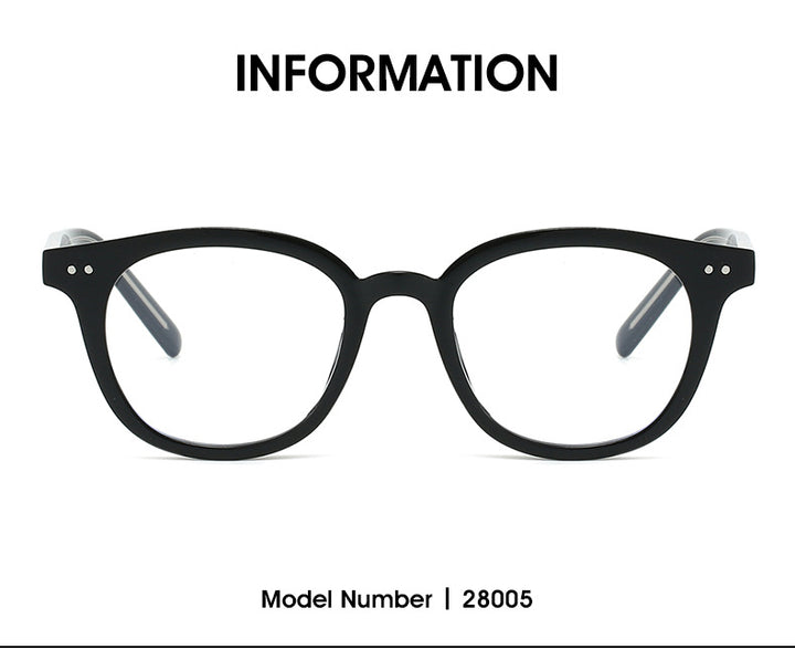 Kocolior Unisex Full Rim Oval Tr 90 Photochromic Reading Glasses 28005 — view 1 | Kocolior at FuzWeb