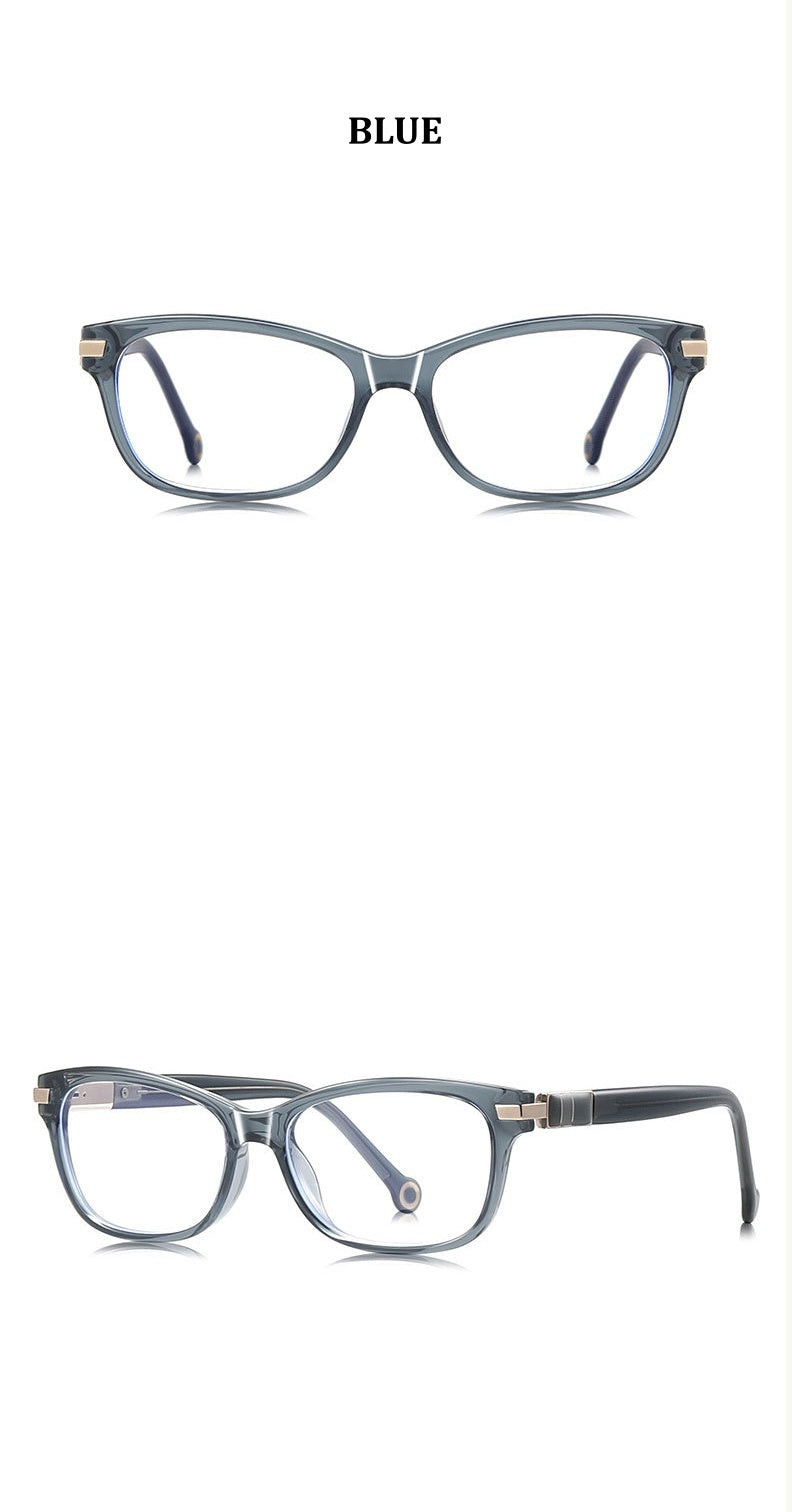 Chashma Ochki Unisex Full Rim Square Tr 90 Alloy Eyeglasses 881220.
