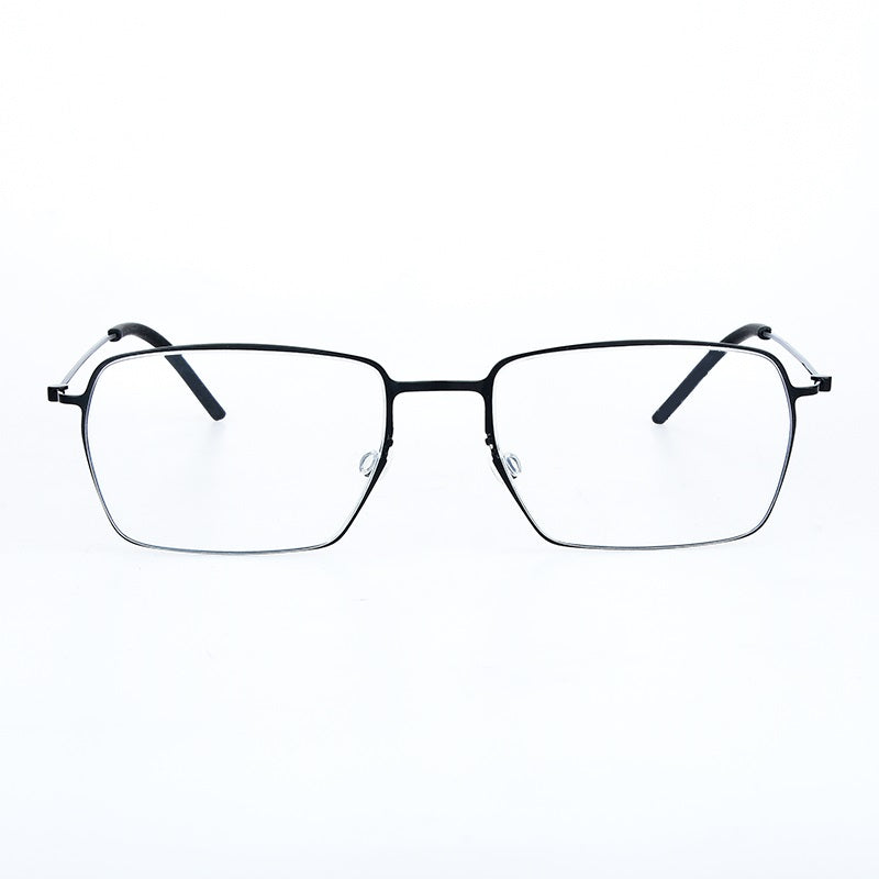 Bobbie 550900 Unisex Square Full Rim Screwless Titanium Frames FuzWeb