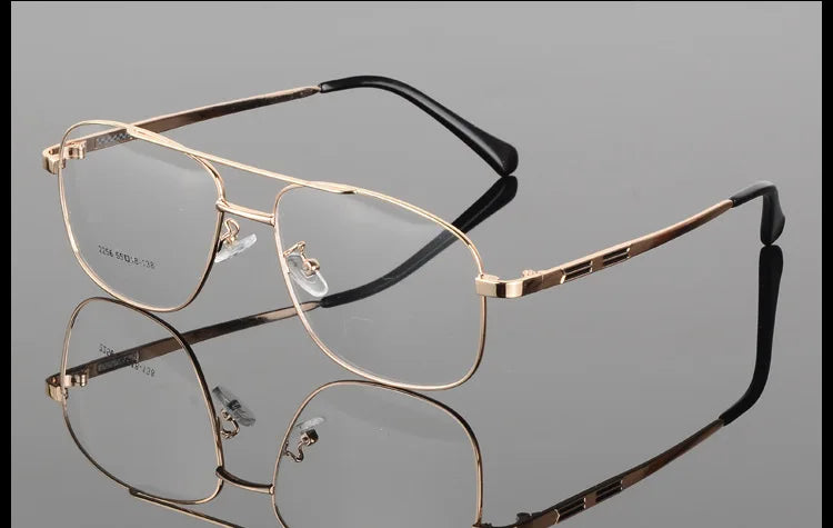 Unisex Alloy Frame Full Rim Eyeglasses 2256 — view 18 | Bclear at FuzWeb
