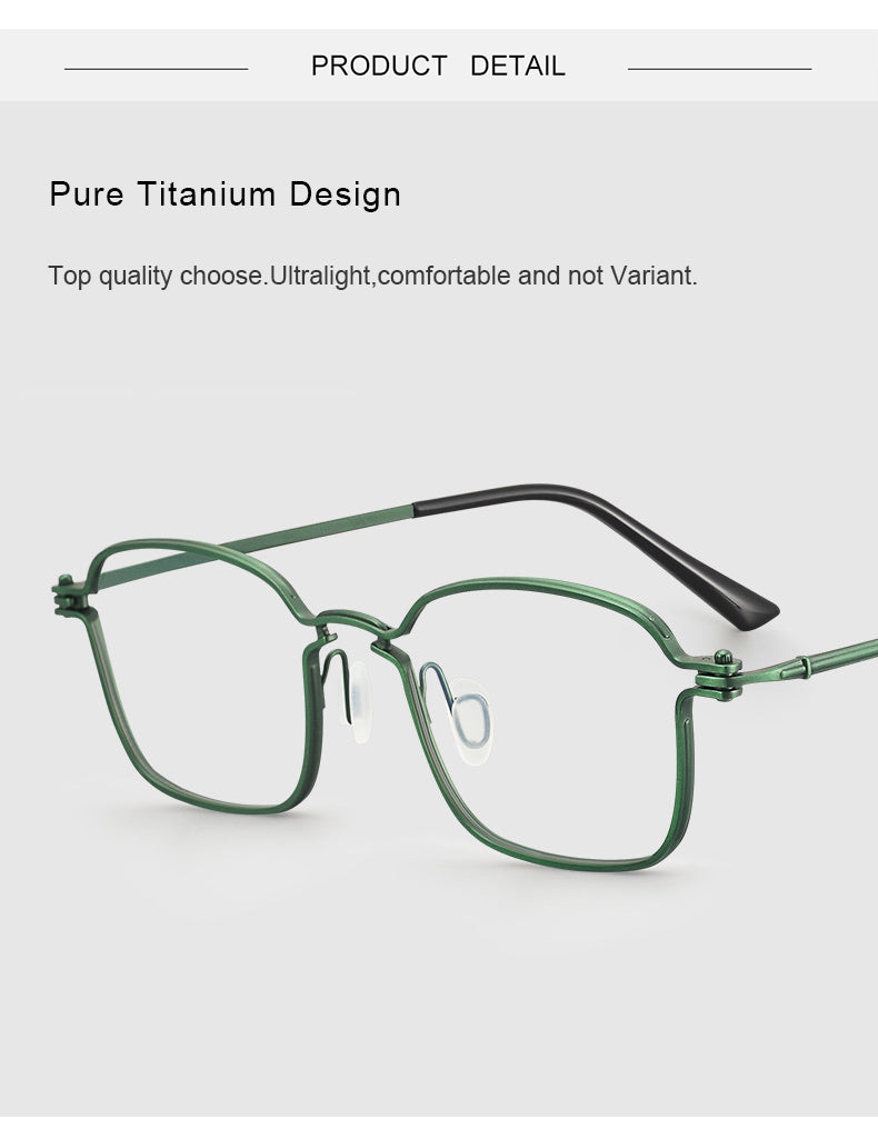 Krasivyy Mens Full Rim Square Titanium Eyeglasses Rlt5898 — view 5 | Krasivyy at FuzWeb