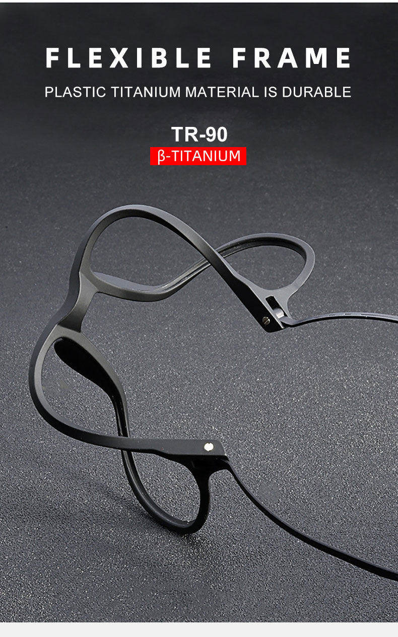 Kansept Unisex Full Rim Square Tr 90 Titanium Reading Glasses — view 2 | Kansept at FuzWeb