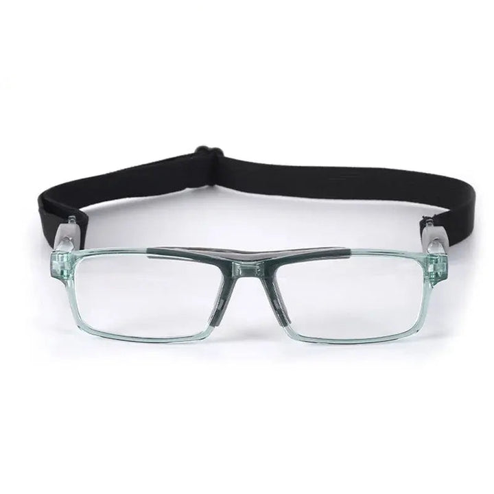 Chashma Ottica Unisex Full Rim Square Tr 90 Titanium Sport Eyeglasses C050